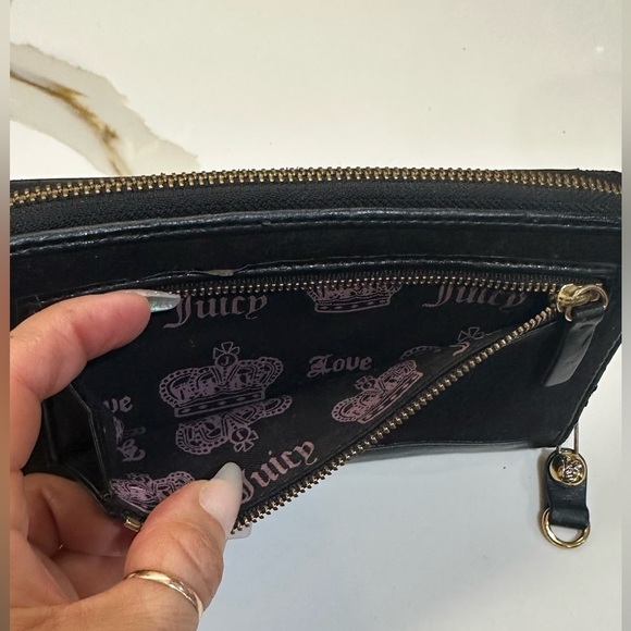 Juicy Couture Scottie Y2K vintage velour zip wallet - Picture 10 of 15